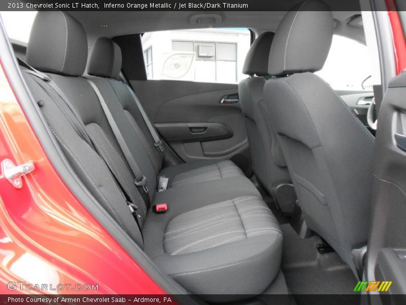Inferno Orange Metallic / Jet Black/Dark Titanium 2013 Chevrolet Sonic LT Hatch