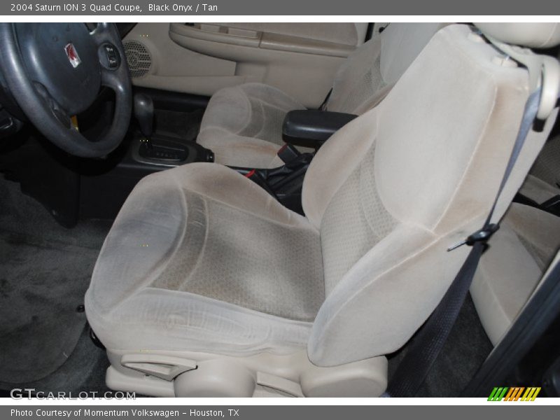 Black Onyx / Tan 2004 Saturn ION 3 Quad Coupe