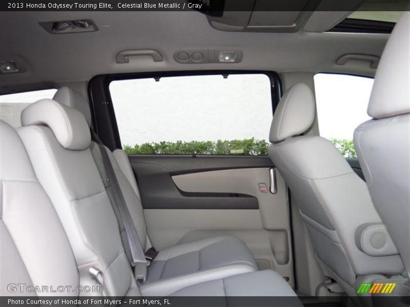 Celestial Blue Metallic / Gray 2013 Honda Odyssey Touring Elite