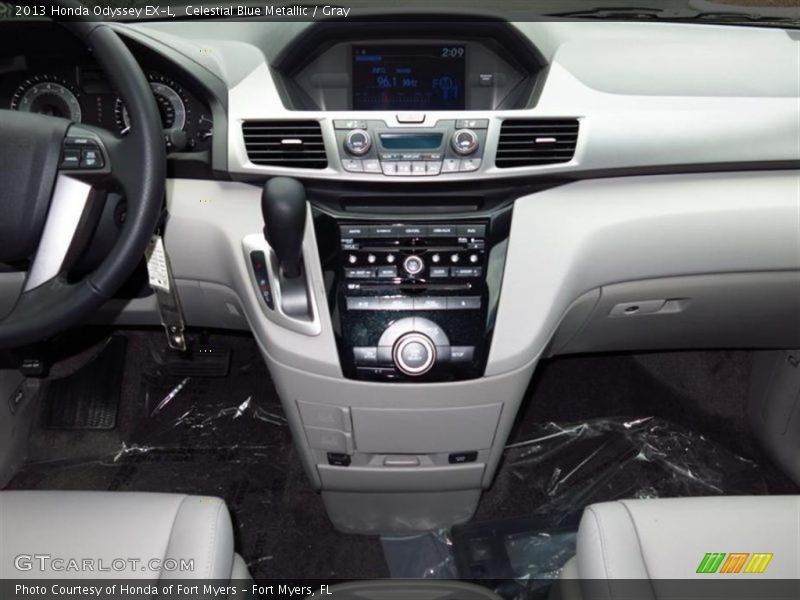 Celestial Blue Metallic / Gray 2013 Honda Odyssey EX-L