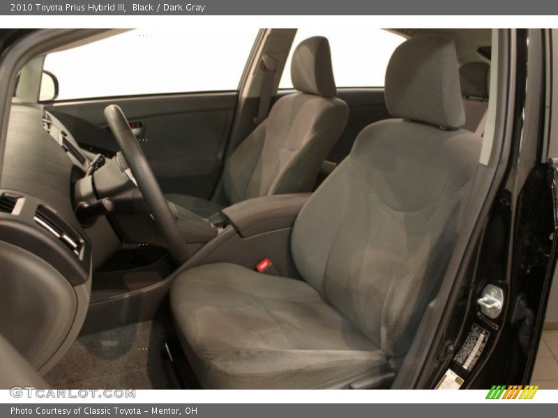 Black / Dark Gray 2010 Toyota Prius Hybrid III