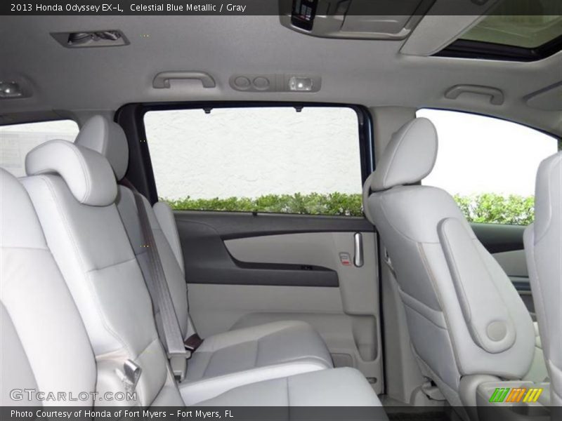 Celestial Blue Metallic / Gray 2013 Honda Odyssey EX-L