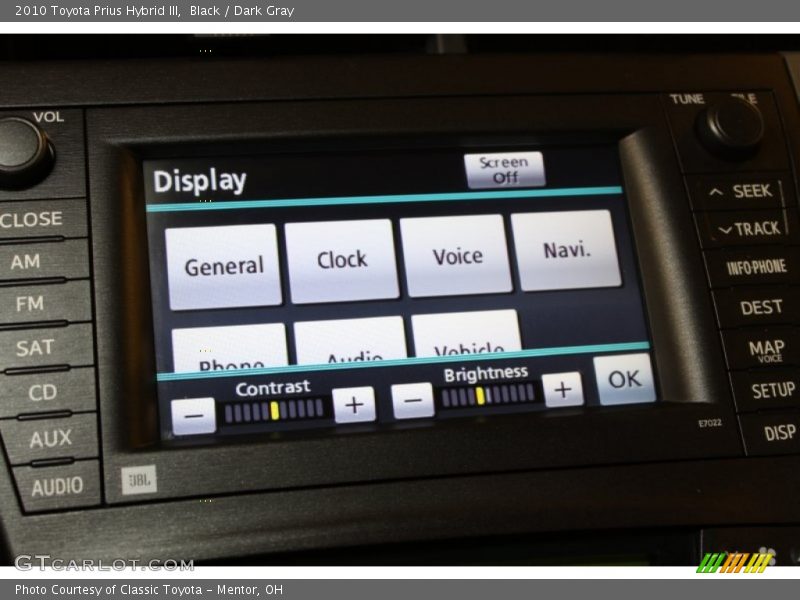 Black / Dark Gray 2010 Toyota Prius Hybrid III