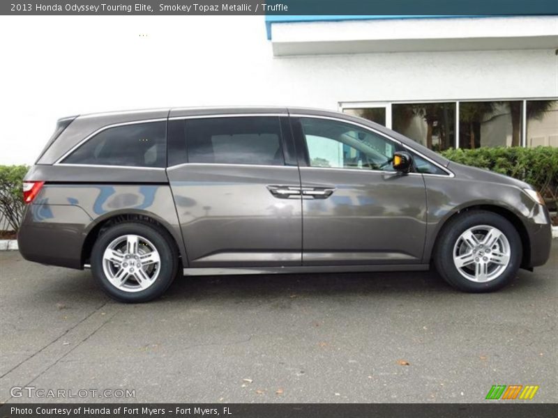 Smokey Topaz Metallic / Truffle 2013 Honda Odyssey Touring Elite