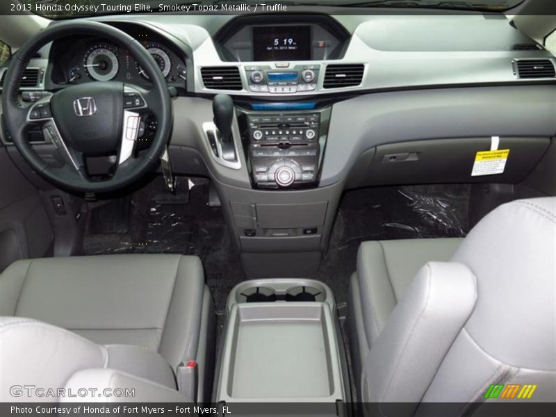 Smokey Topaz Metallic / Truffle 2013 Honda Odyssey Touring Elite