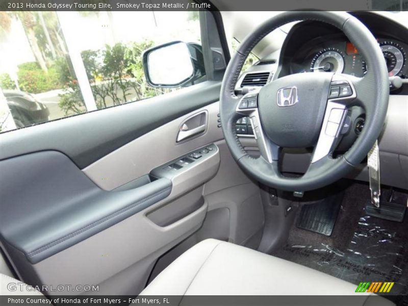Smokey Topaz Metallic / Truffle 2013 Honda Odyssey Touring Elite