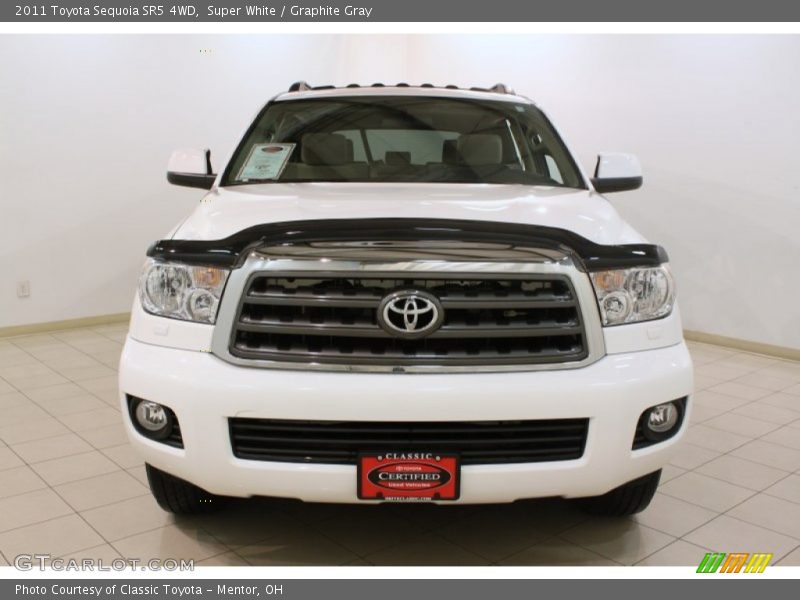 Super White / Graphite Gray 2011 Toyota Sequoia SR5 4WD
