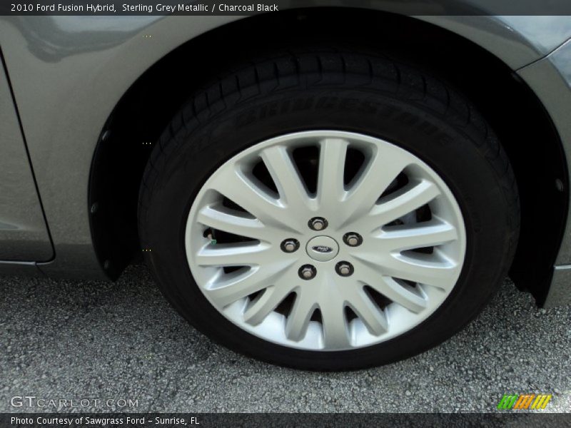 Sterling Grey Metallic / Charcoal Black 2010 Ford Fusion Hybrid