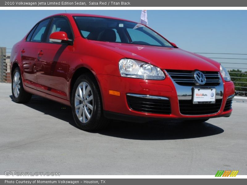 Salsa Red / Titan Black 2010 Volkswagen Jetta Limited Edition Sedan