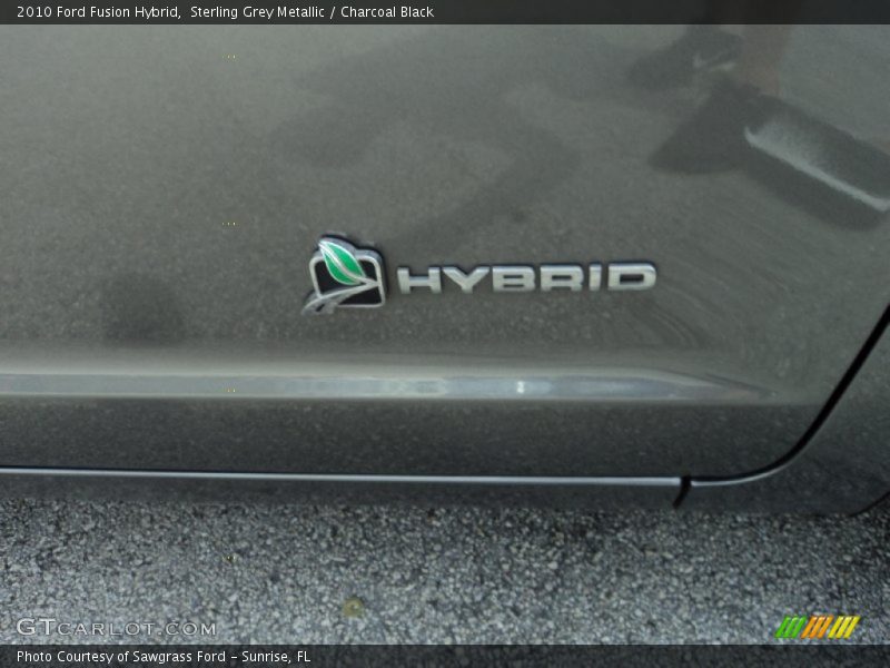 Sterling Grey Metallic / Charcoal Black 2010 Ford Fusion Hybrid