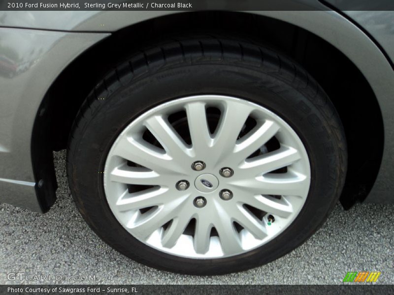 Sterling Grey Metallic / Charcoal Black 2010 Ford Fusion Hybrid