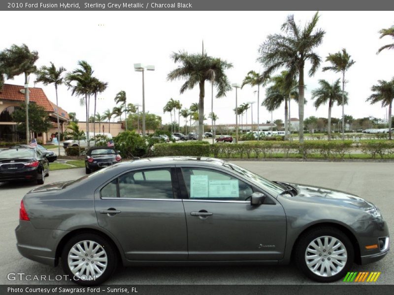 Sterling Grey Metallic / Charcoal Black 2010 Ford Fusion Hybrid