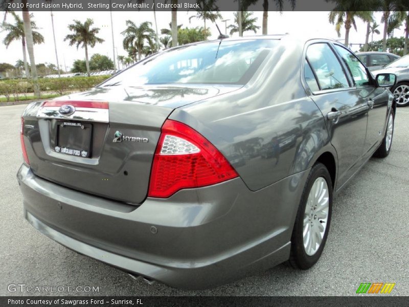 Sterling Grey Metallic / Charcoal Black 2010 Ford Fusion Hybrid