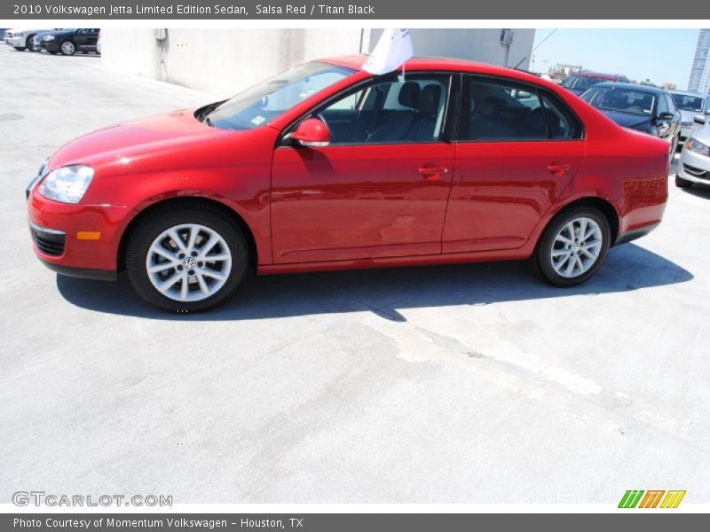 Salsa Red / Titan Black 2010 Volkswagen Jetta Limited Edition Sedan