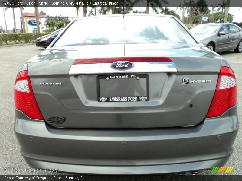 Sterling Grey Metallic / Charcoal Black 2010 Ford Fusion Hybrid
