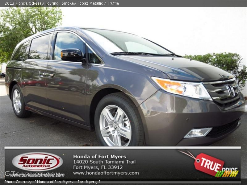 Smokey Topaz Metallic / Truffle 2013 Honda Odyssey Touring