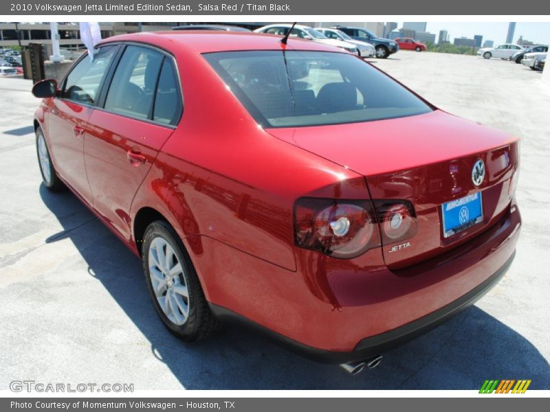 Salsa Red / Titan Black 2010 Volkswagen Jetta Limited Edition Sedan