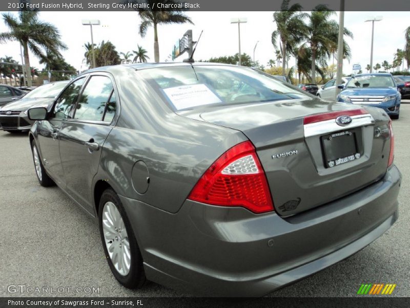 Sterling Grey Metallic / Charcoal Black 2010 Ford Fusion Hybrid