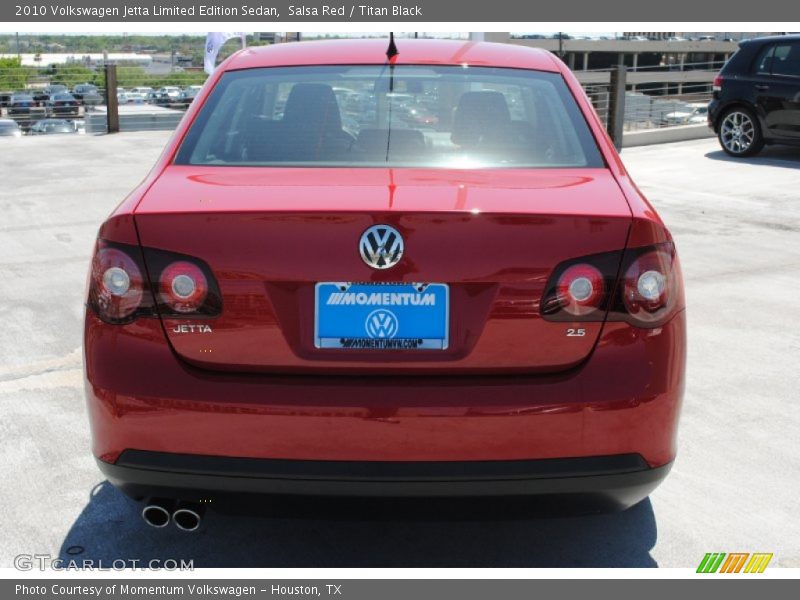 Salsa Red / Titan Black 2010 Volkswagen Jetta Limited Edition Sedan