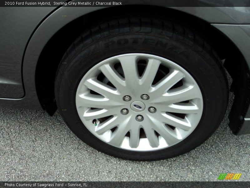 Sterling Grey Metallic / Charcoal Black 2010 Ford Fusion Hybrid