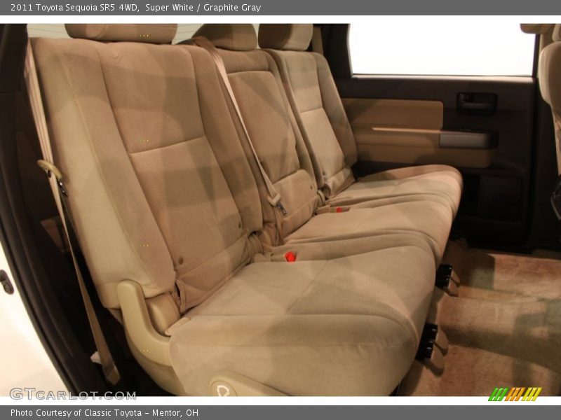 Super White / Graphite Gray 2011 Toyota Sequoia SR5 4WD