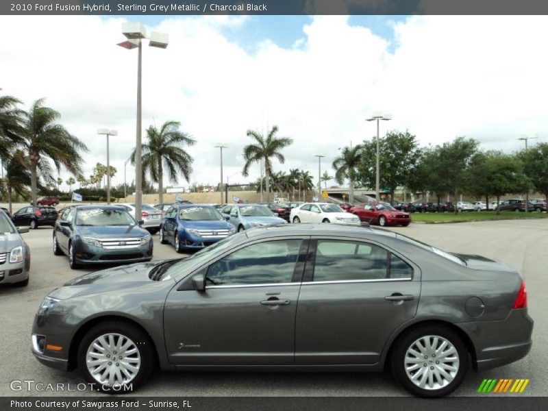 Sterling Grey Metallic / Charcoal Black 2010 Ford Fusion Hybrid