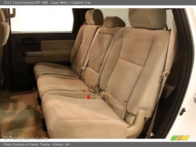 Super White / Graphite Gray 2011 Toyota Sequoia SR5 4WD
