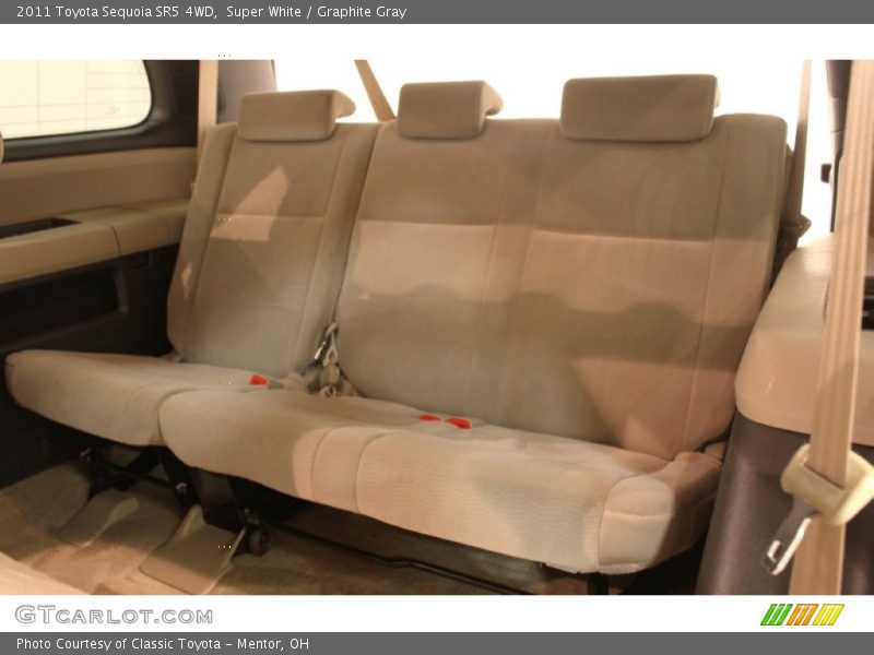 Super White / Graphite Gray 2011 Toyota Sequoia SR5 4WD