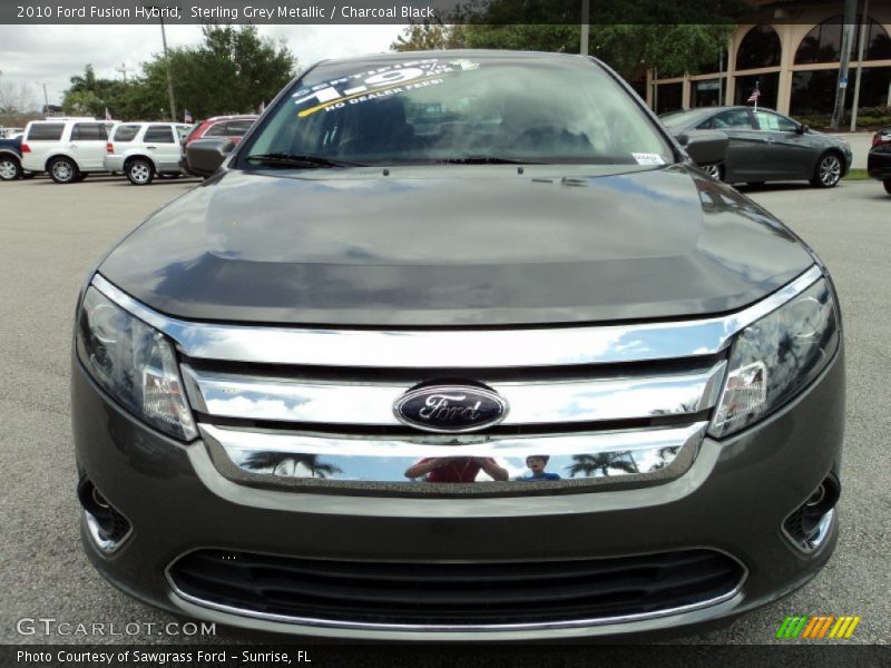 Sterling Grey Metallic / Charcoal Black 2010 Ford Fusion Hybrid