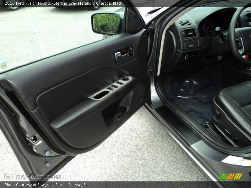 Sterling Grey Metallic / Charcoal Black 2010 Ford Fusion Hybrid