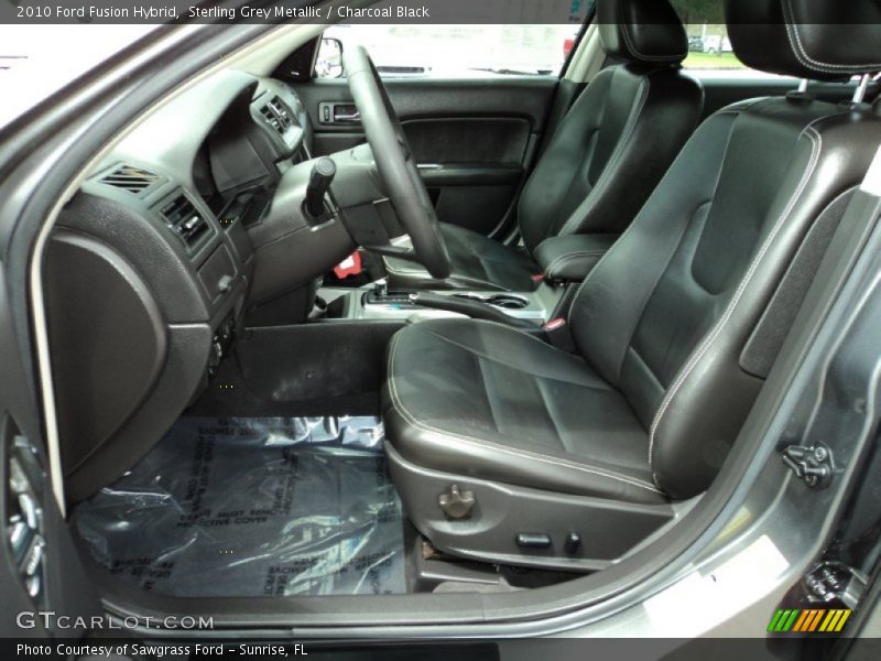 Sterling Grey Metallic / Charcoal Black 2010 Ford Fusion Hybrid
