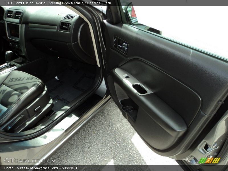 Sterling Grey Metallic / Charcoal Black 2010 Ford Fusion Hybrid