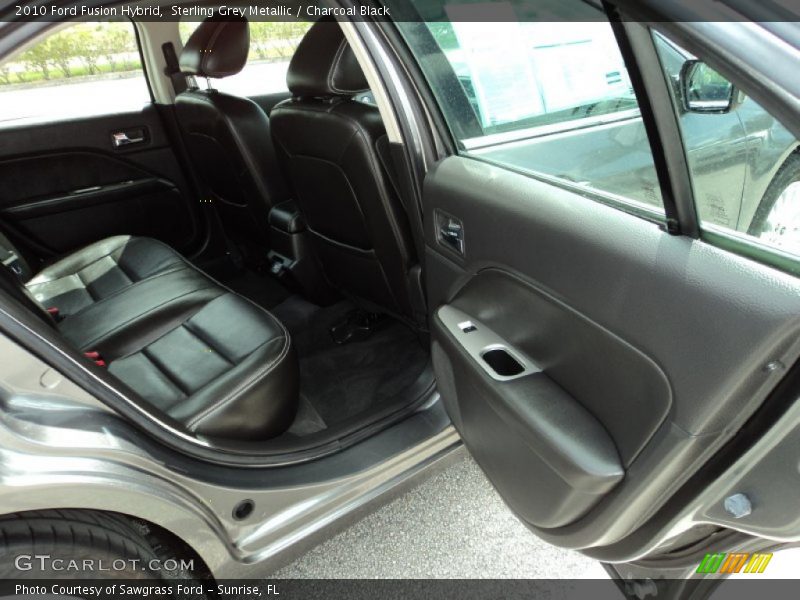 Sterling Grey Metallic / Charcoal Black 2010 Ford Fusion Hybrid