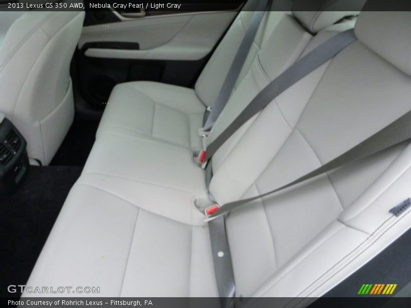 Nebula Gray Pearl / Light Gray 2013 Lexus GS 350 AWD