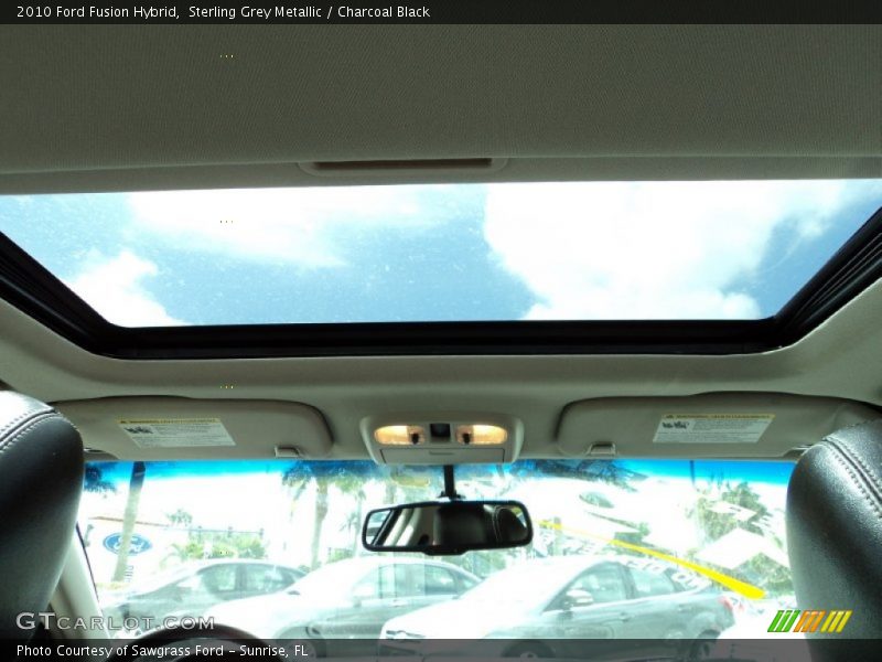 Sterling Grey Metallic / Charcoal Black 2010 Ford Fusion Hybrid