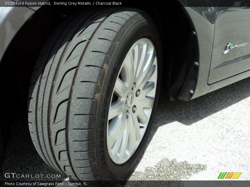 Sterling Grey Metallic / Charcoal Black 2010 Ford Fusion Hybrid