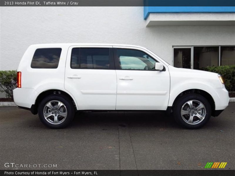 Taffeta White / Gray 2013 Honda Pilot EX