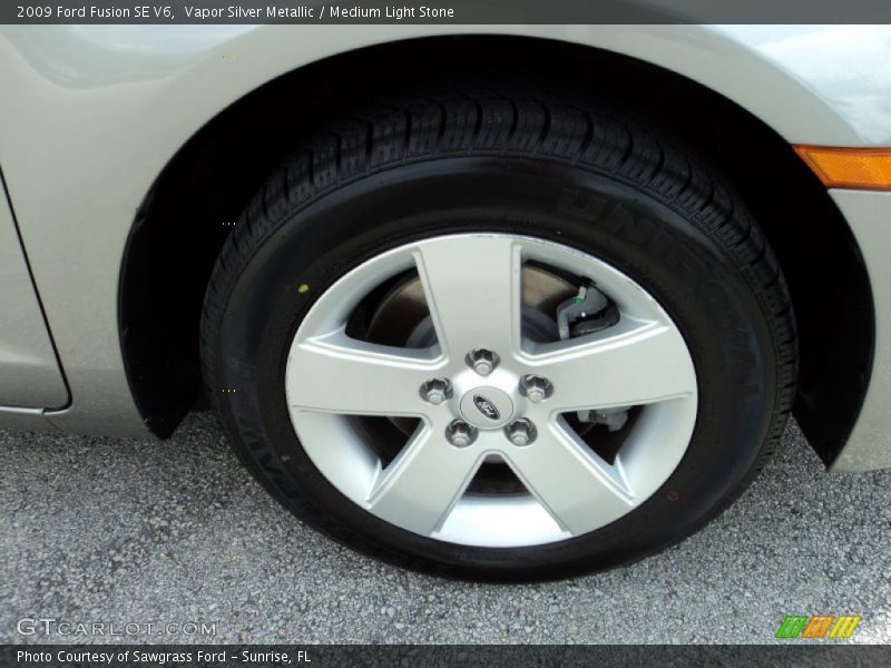 Vapor Silver Metallic / Medium Light Stone 2009 Ford Fusion SE V6