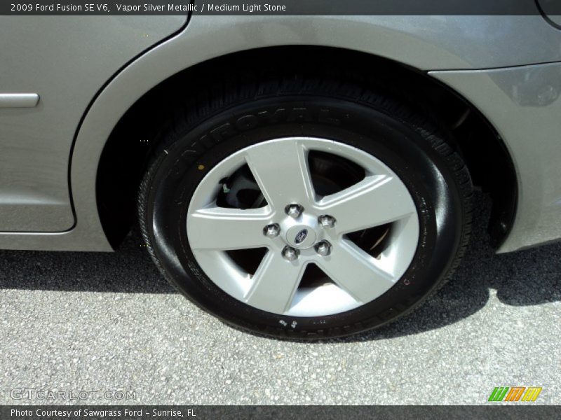 Vapor Silver Metallic / Medium Light Stone 2009 Ford Fusion SE V6