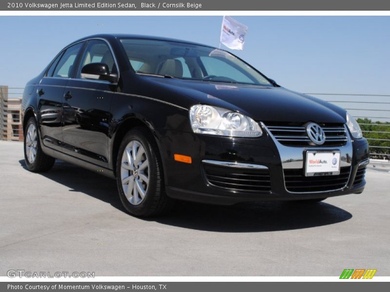 Black / Cornsilk Beige 2010 Volkswagen Jetta Limited Edition Sedan