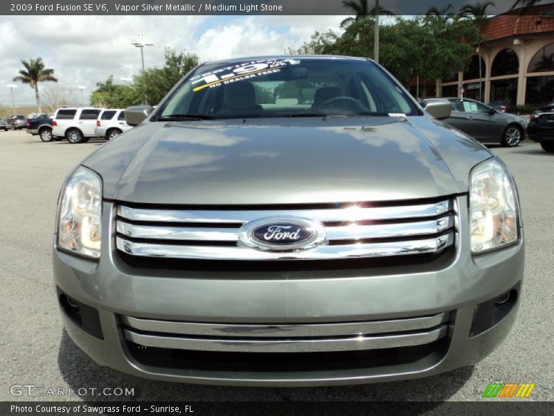 Vapor Silver Metallic / Medium Light Stone 2009 Ford Fusion SE V6