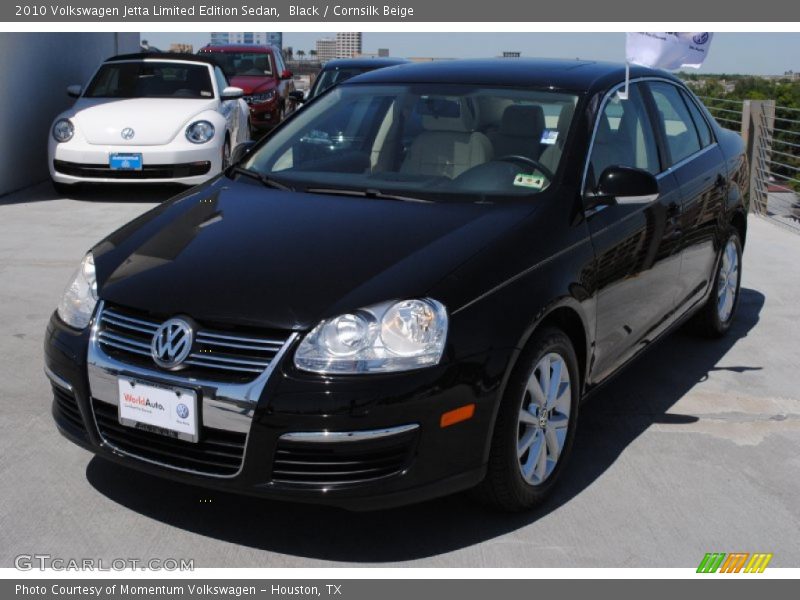 Black / Cornsilk Beige 2010 Volkswagen Jetta Limited Edition Sedan
