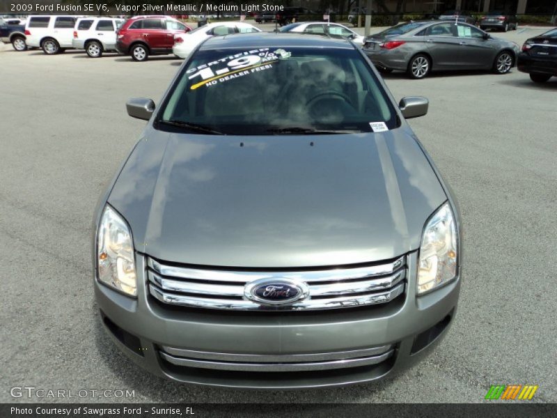 Vapor Silver Metallic / Medium Light Stone 2009 Ford Fusion SE V6