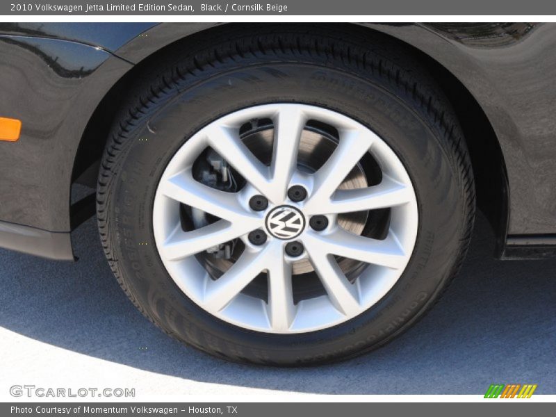 Black / Cornsilk Beige 2010 Volkswagen Jetta Limited Edition Sedan