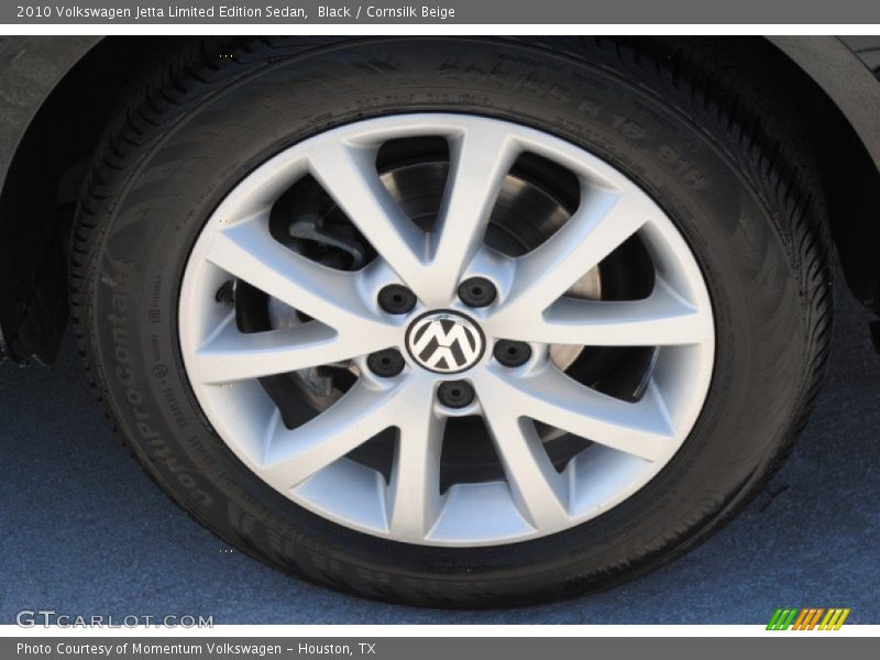 Black / Cornsilk Beige 2010 Volkswagen Jetta Limited Edition Sedan