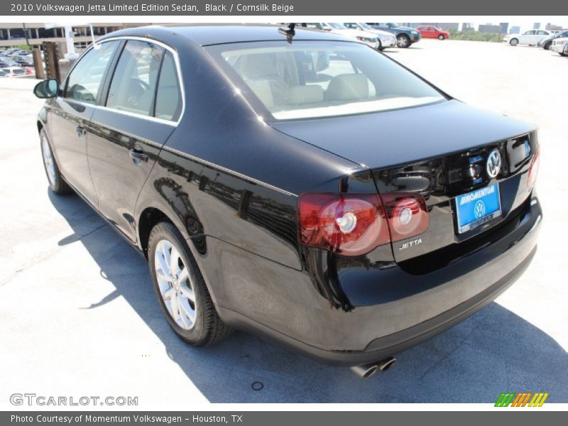 Black / Cornsilk Beige 2010 Volkswagen Jetta Limited Edition Sedan