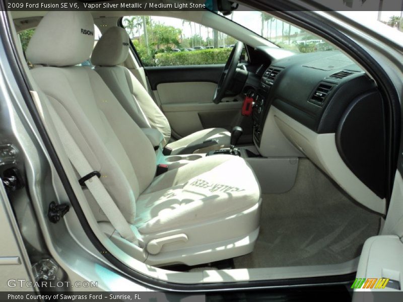 Vapor Silver Metallic / Medium Light Stone 2009 Ford Fusion SE V6