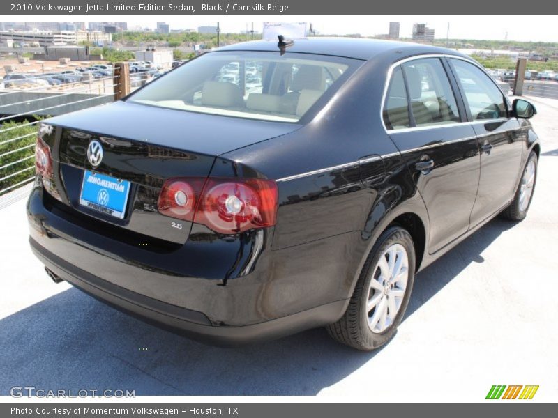 Black / Cornsilk Beige 2010 Volkswagen Jetta Limited Edition Sedan