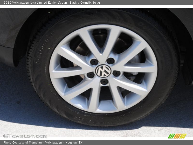 Black / Cornsilk Beige 2010 Volkswagen Jetta Limited Edition Sedan