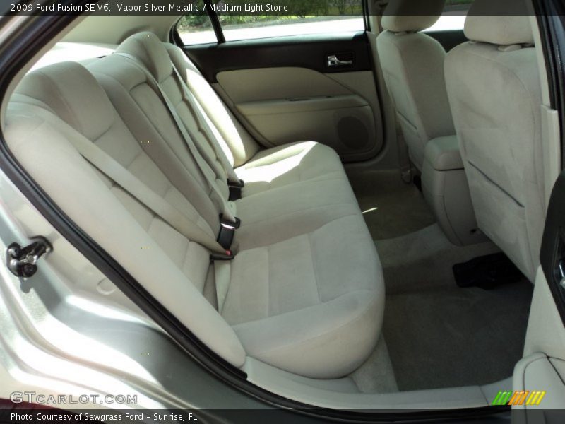 Vapor Silver Metallic / Medium Light Stone 2009 Ford Fusion SE V6